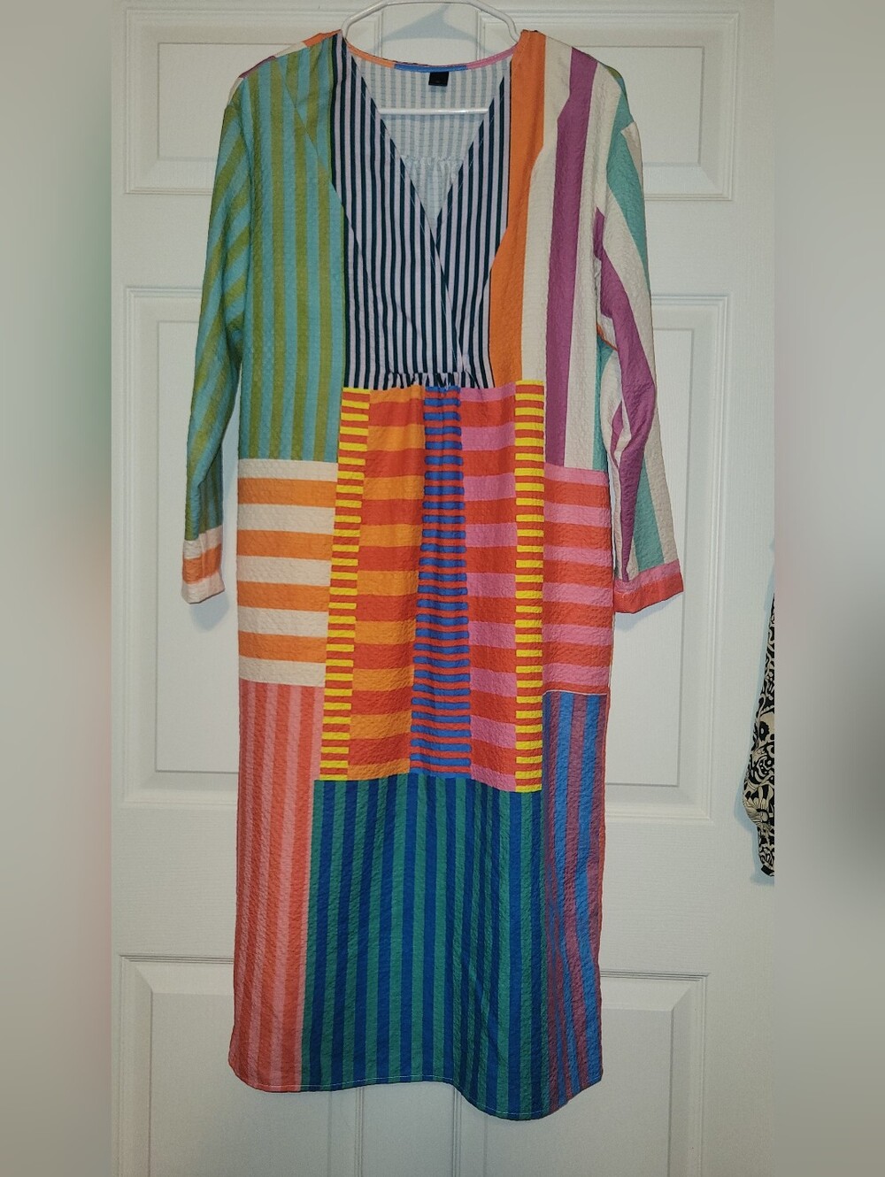 Multi Colored Midi Dress - Picture 7 of 7